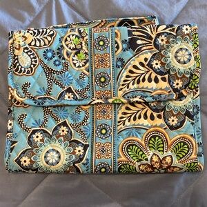 Blue Vera Bradley jewelry travel organizer